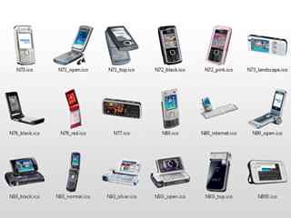 多型号诺基亚手机图标-Nokia N